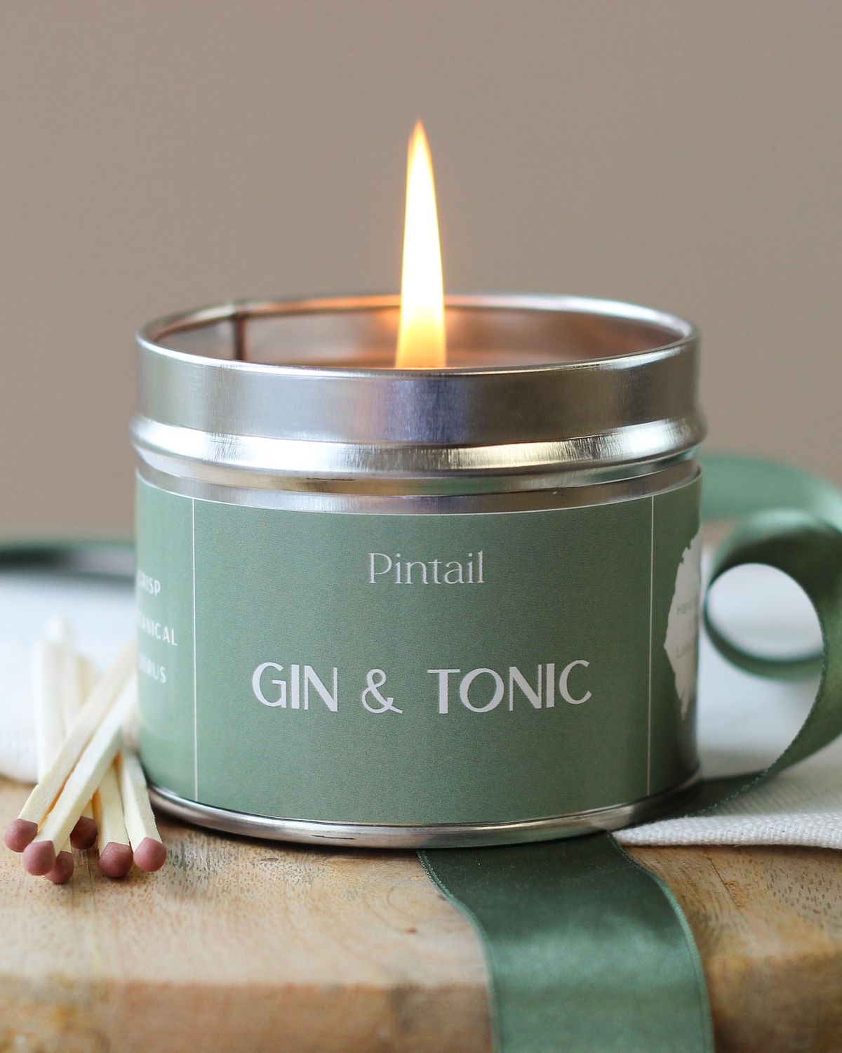 Pintail - Medium Tin Candle