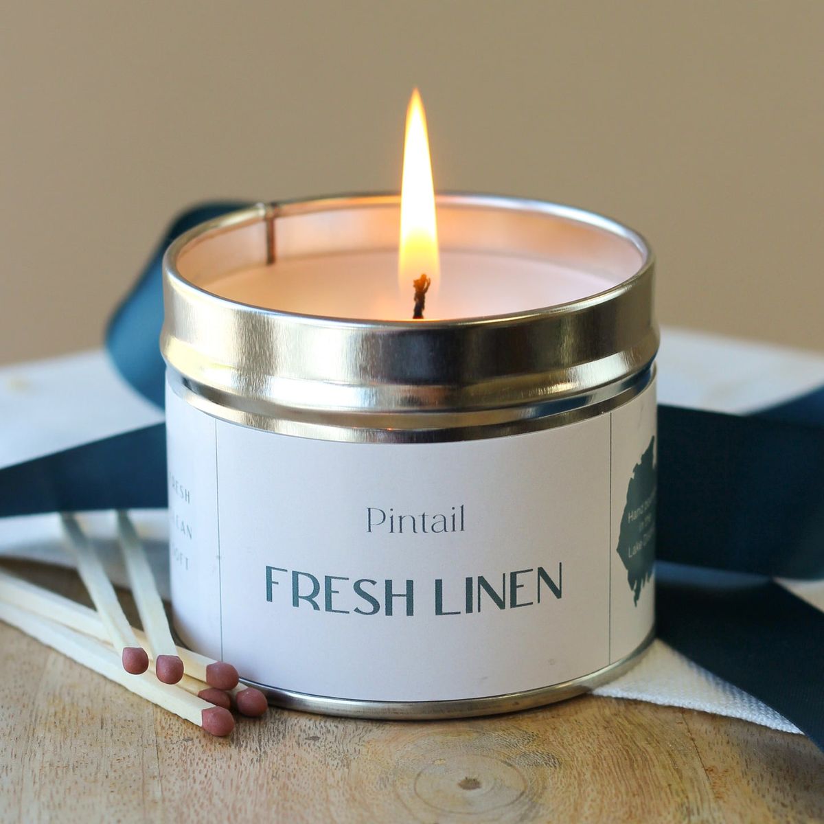 Pintail - Medium Tin Candle