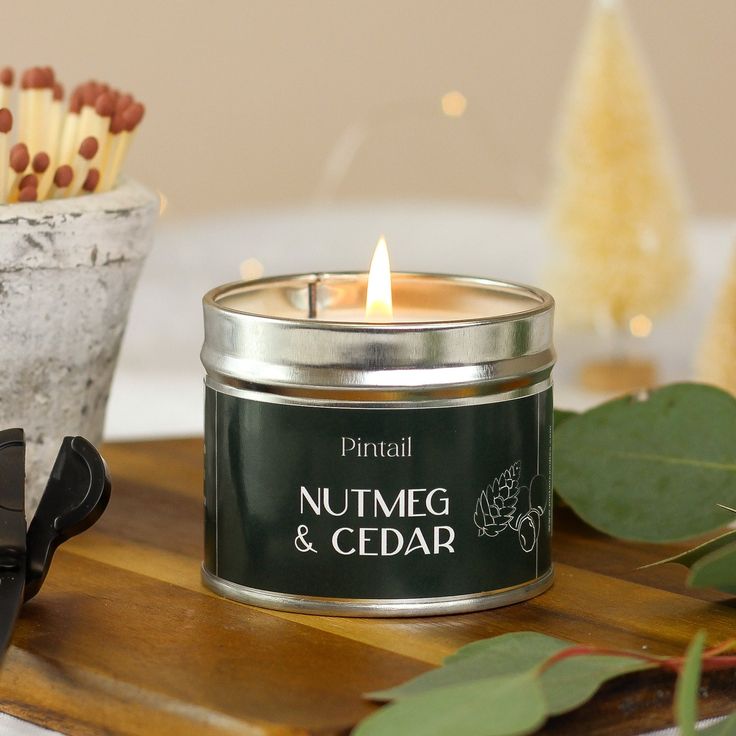 Pintail - Medium Tin Candle