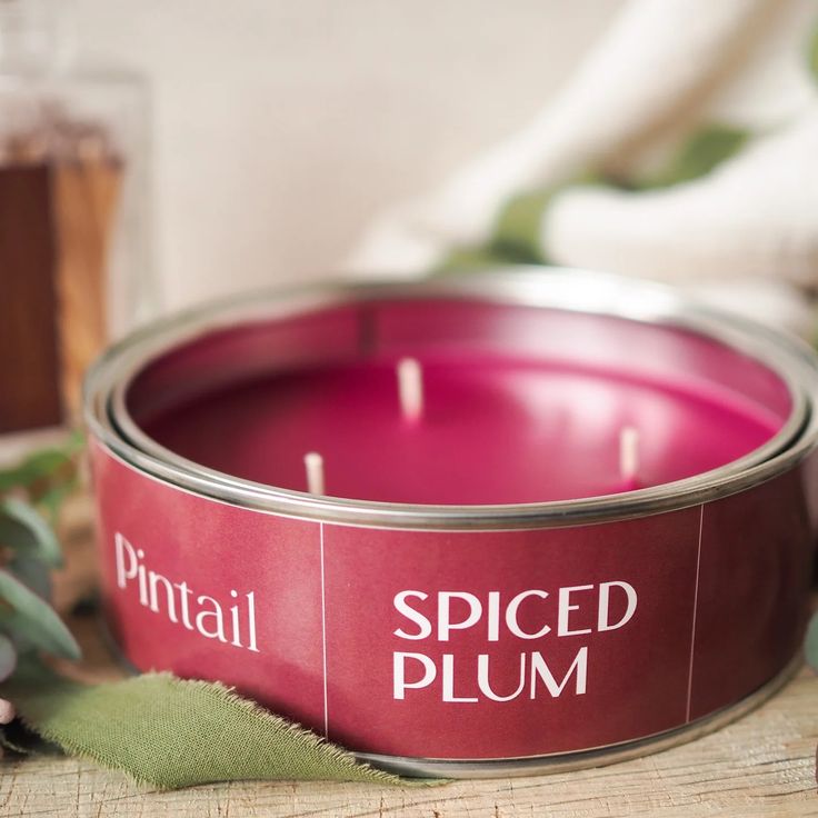 Pintail - Large Tin Candle