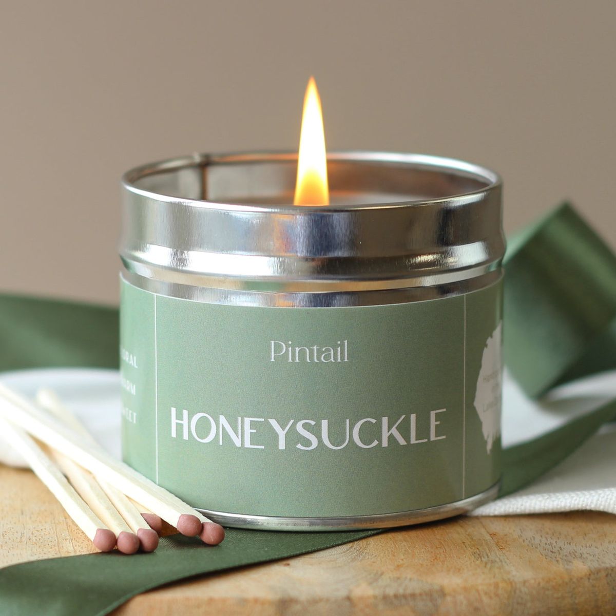 Pintail - Medium Tin Candle
