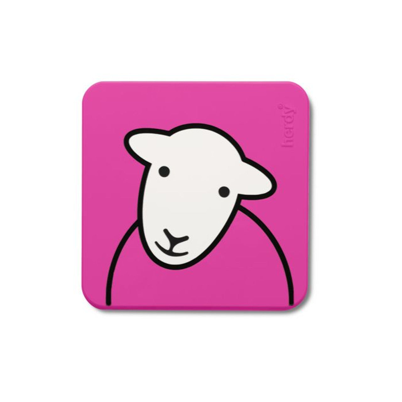 Herdy Hello PVC Coasters