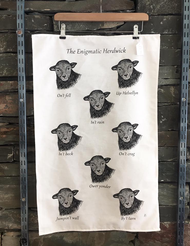 Enigmatic Herdwick Tea Towel