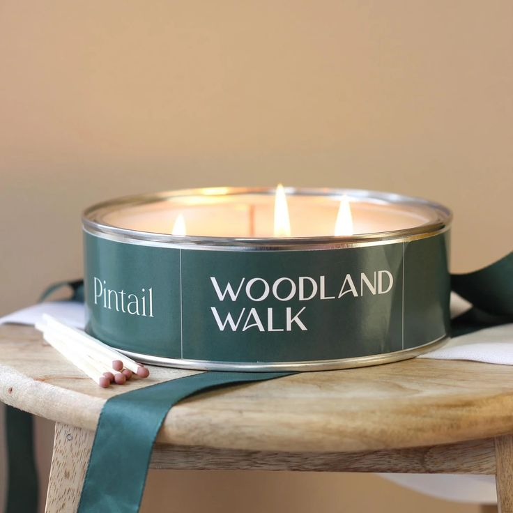 Pintail - Large Tin Candle