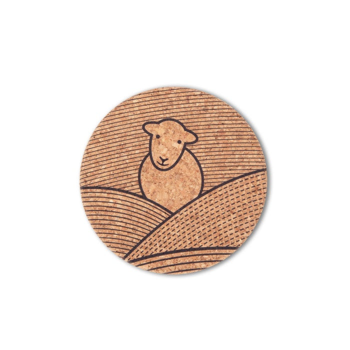 Herdy Cork Coaster 4-Piece Set